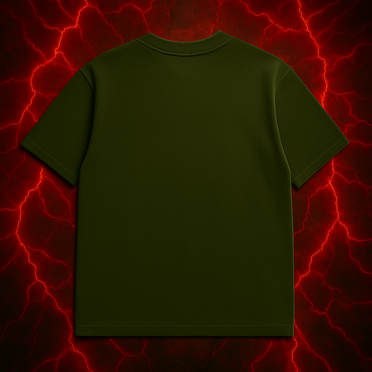 SILENCE LUXURY DROP – HALO OLIVE TEE