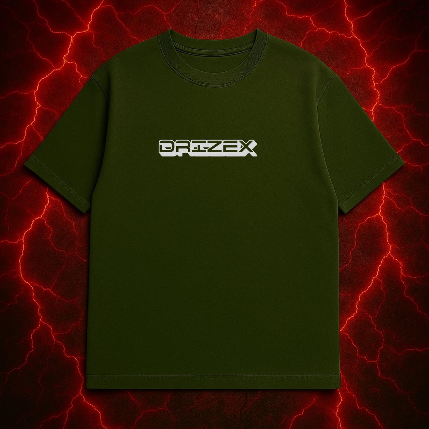 CYPHER DROP – OLIVE GREEN TEE