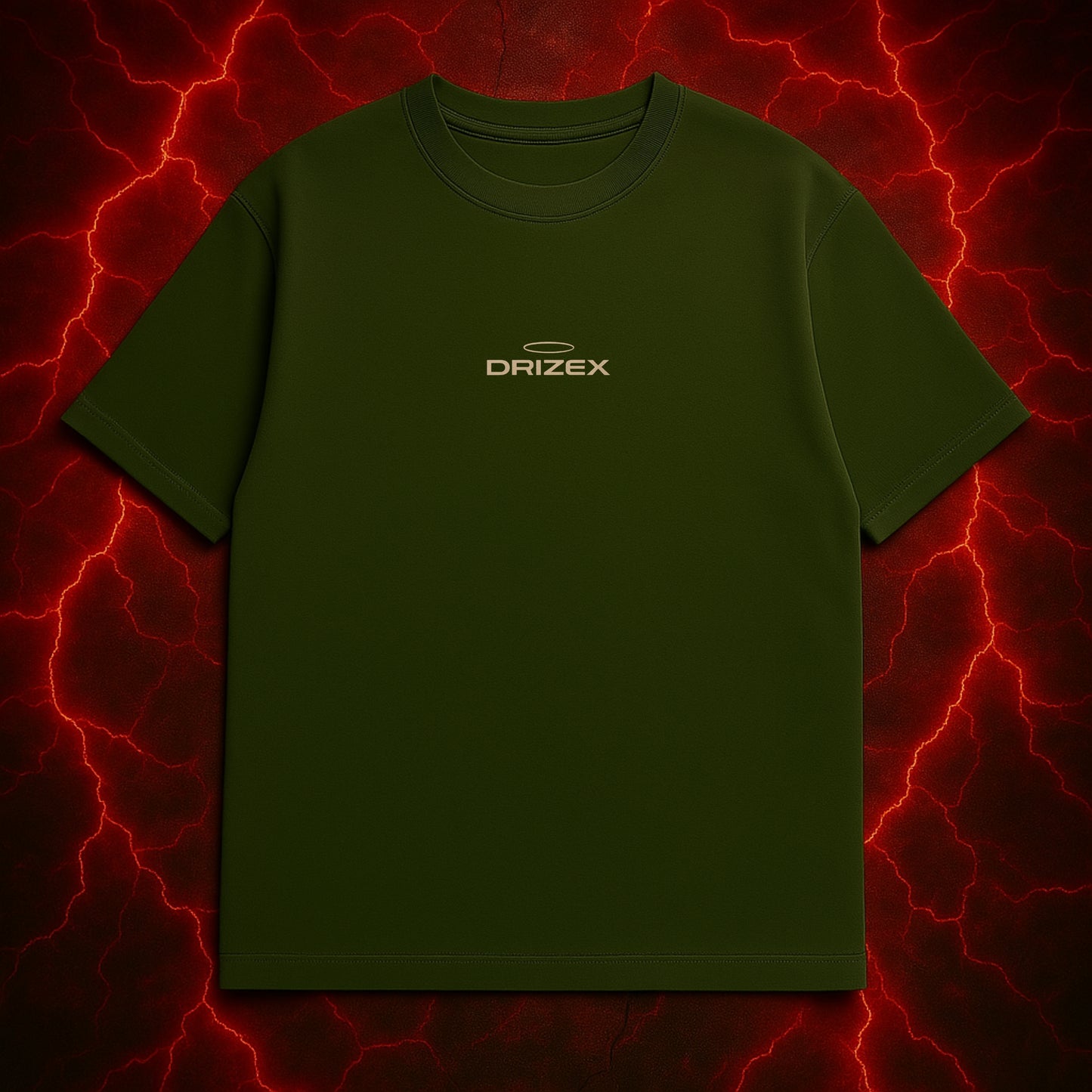 SILENCE LUXURY DROP – HALO OLIVE TEE