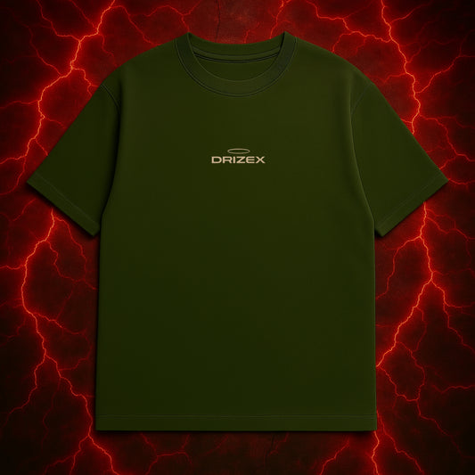 SILENCE LUXURY DROP – HALO OLIVE TEE